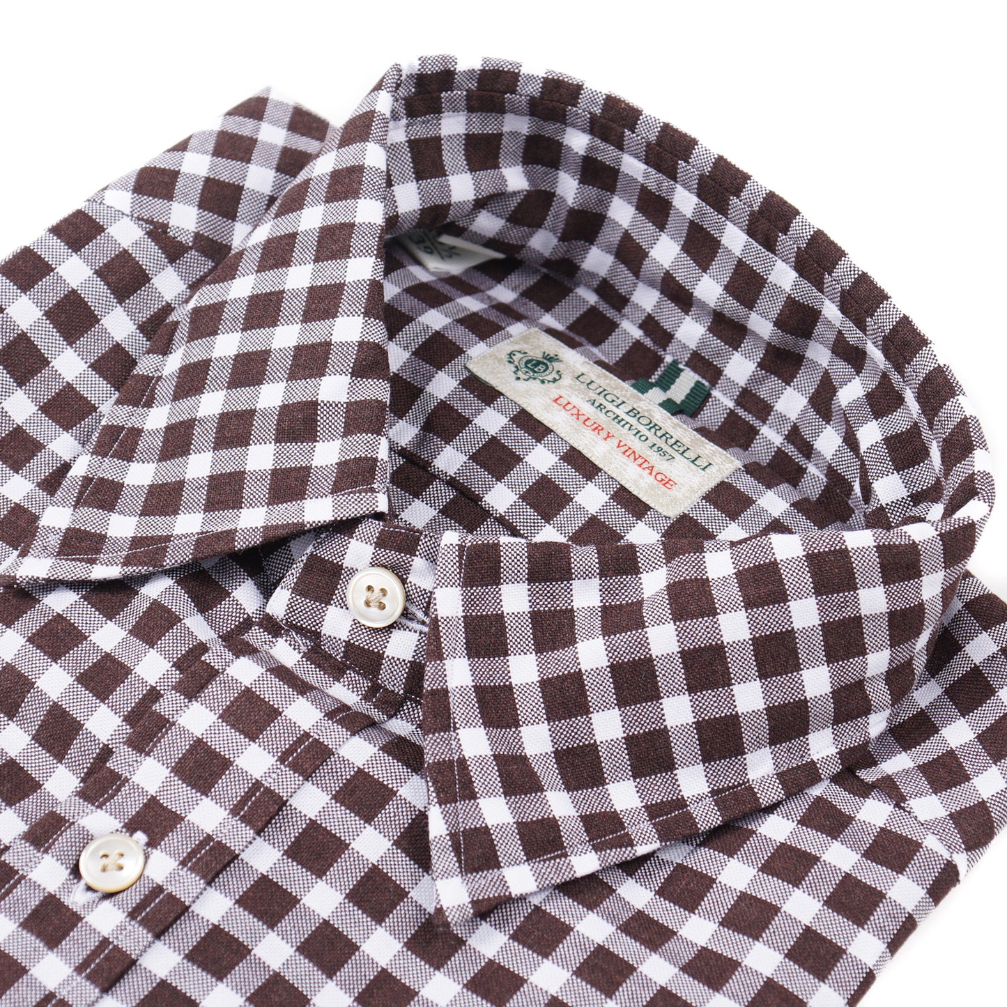 Luigi Borrelli Cotton Dress Shirt - Top Shelf Apparel
