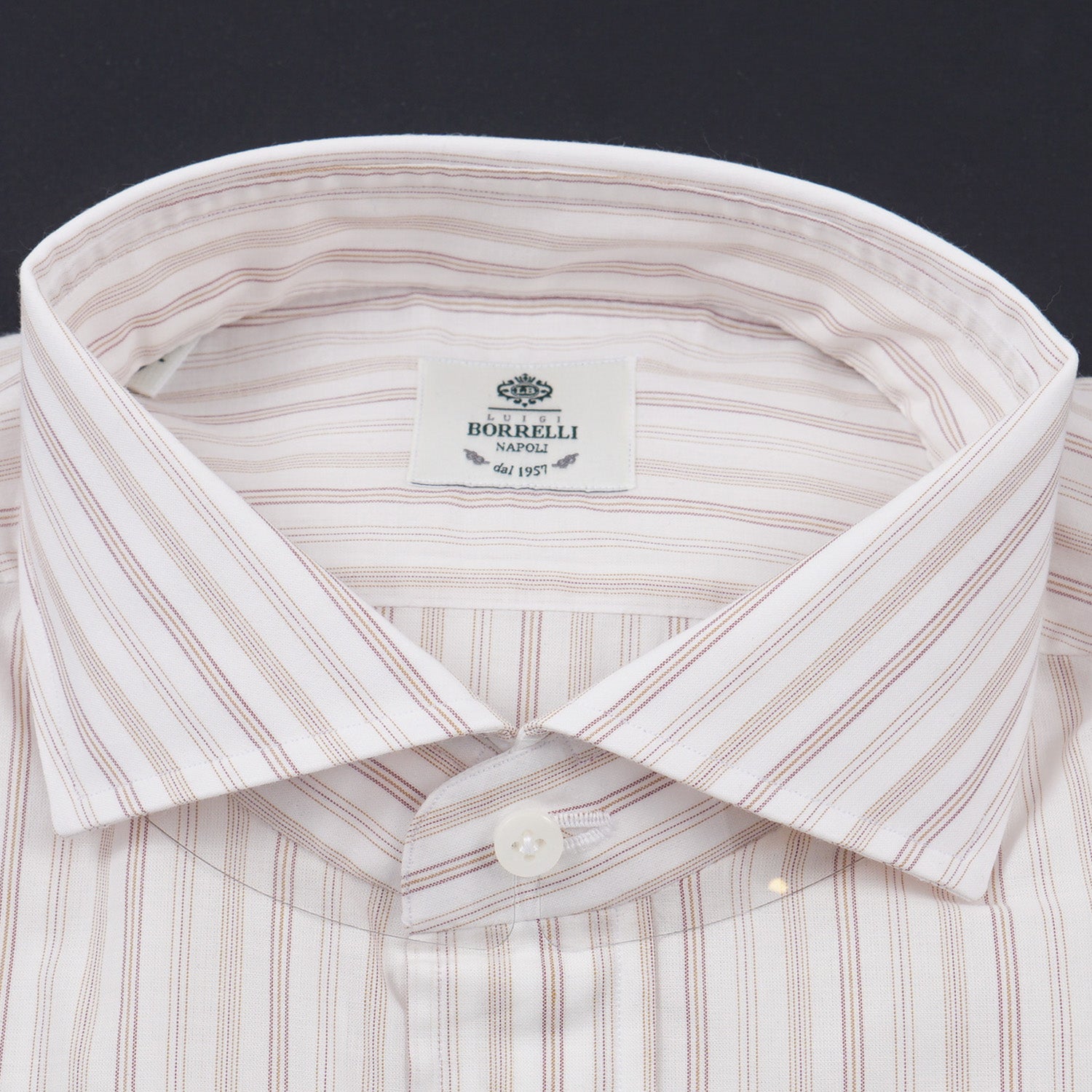 Luigi Borrelli Striped Cotton Dress Shirt – Top Shelf Apparel