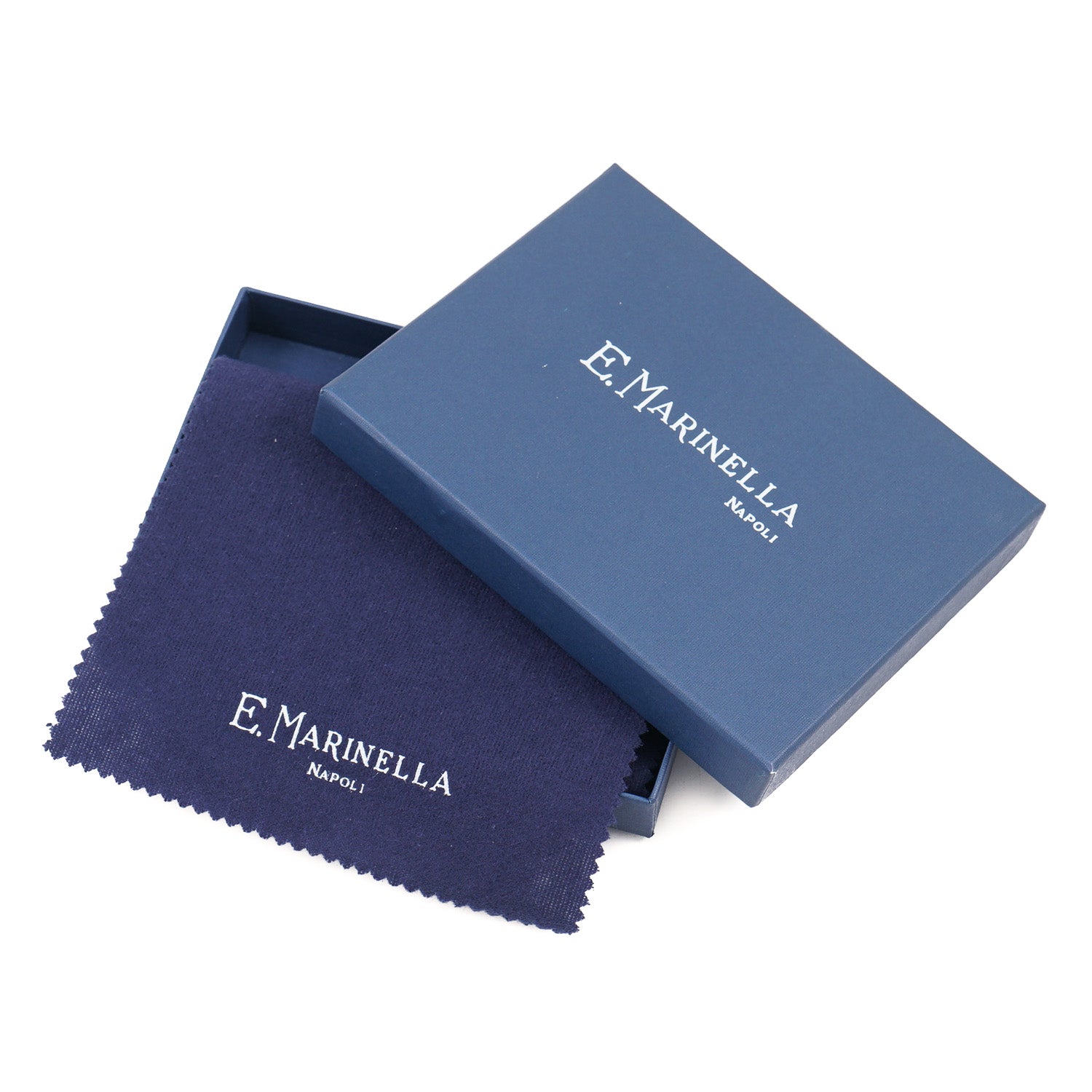 E.Marinella Credit Card Holder in Calfskin and Silk - Top Shelf Apparel