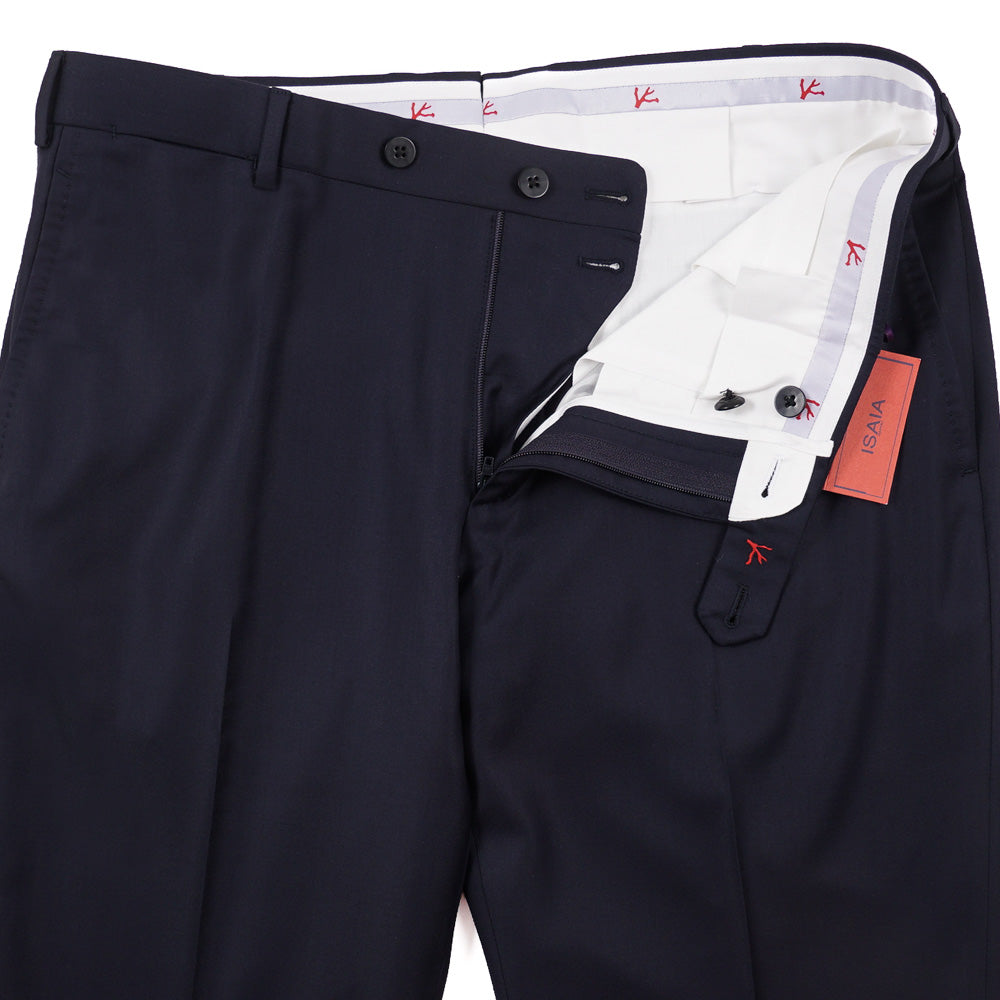 Isaia Regular-Fit Aquaspider Wool Dress Pants - Top Shelf Apparel