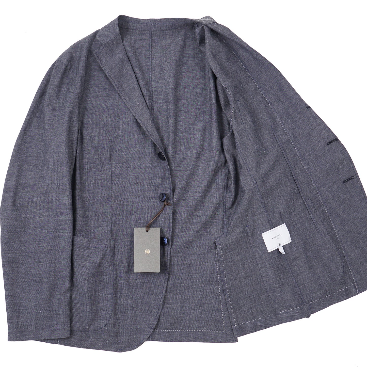 Boglioli Unstructured Lightweight Chambray Sport Coat - Top Shelf Apparel