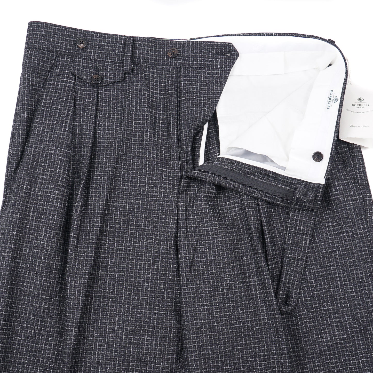 Luigi Borrelli Soft-Woven Wool Dress Pants - Top Shelf Apparel