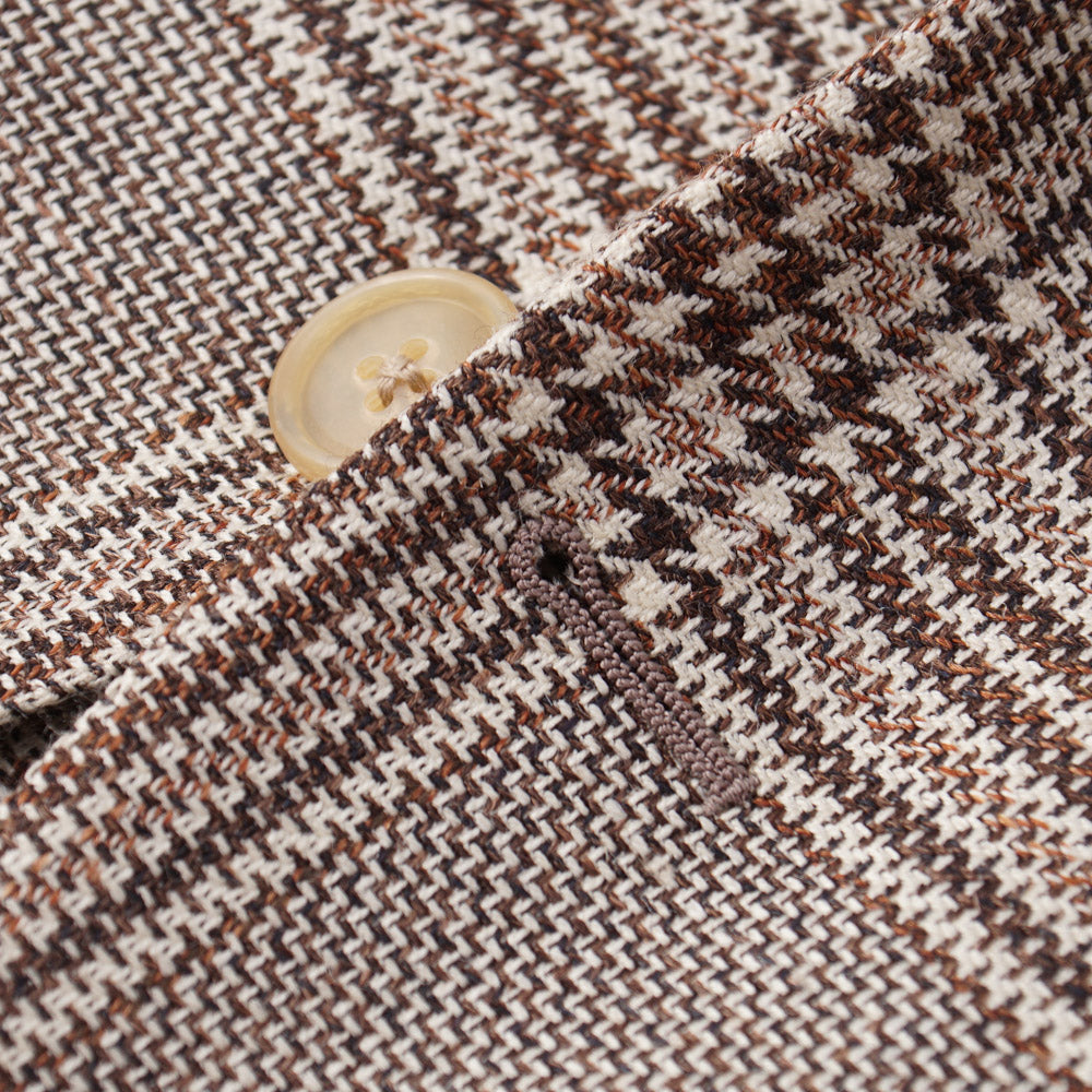 Belvest Brown Check Wool-Silk-Linen Sport Coat - Top Shelf Apparel