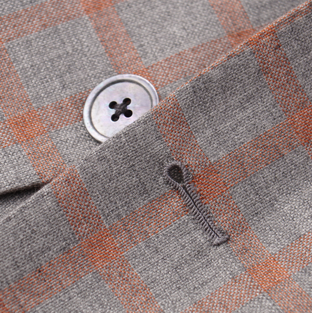 Belvest Gray Check Cashmere-Silk Sport Coat - Top Shelf Apparel