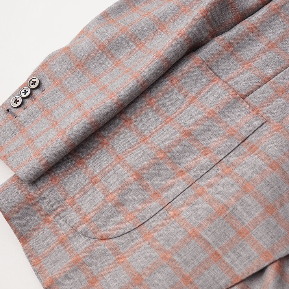 Belvest Gray Check Cashmere-Silk Sport Coat - Top Shelf Apparel