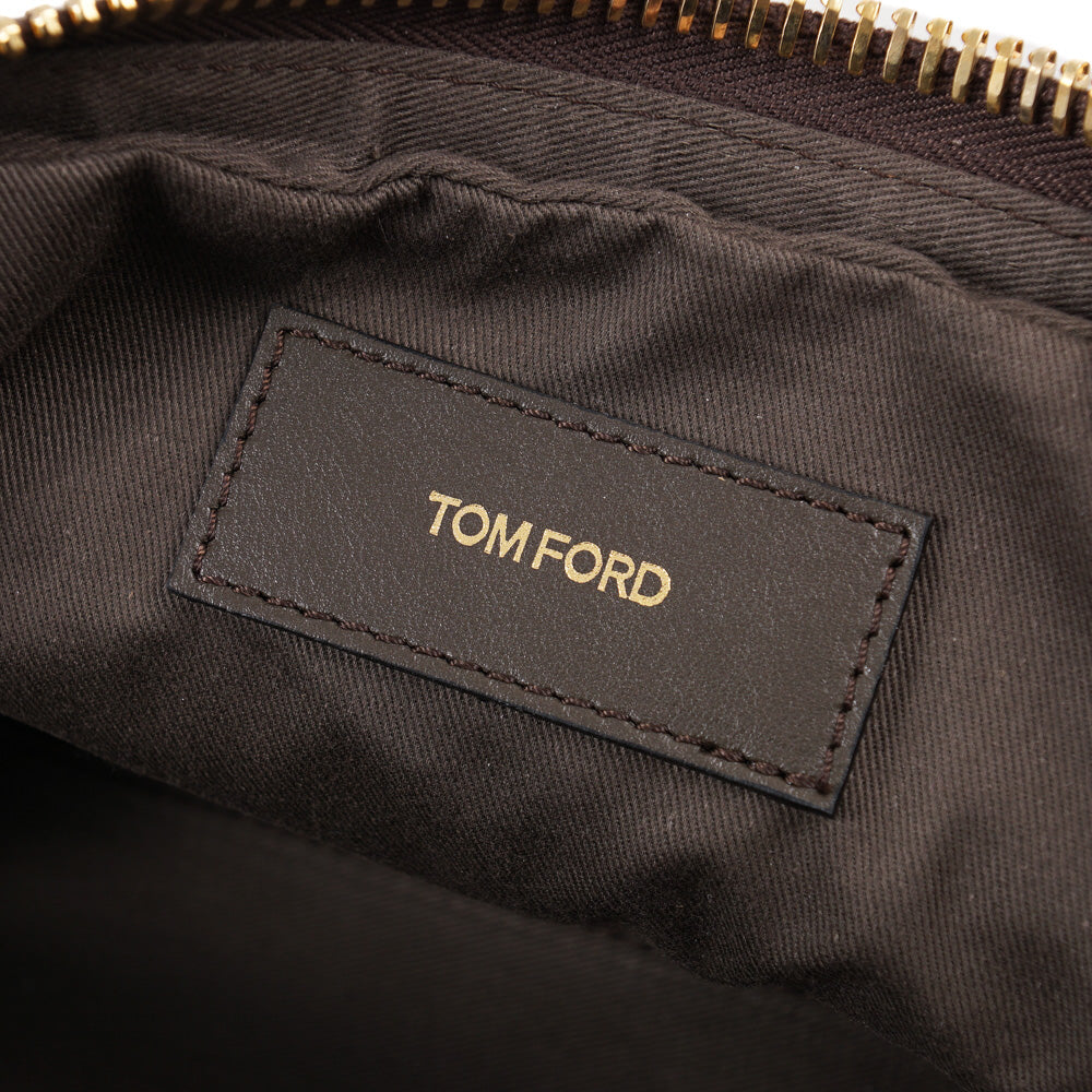 Tom Ford Single Zip Leather Toiletry Bag - Top Shelf Apparel