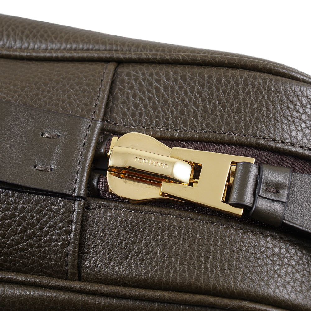 Tom Ford 'Buckley' Briefcase in Dark Green - Top Shelf Apparel