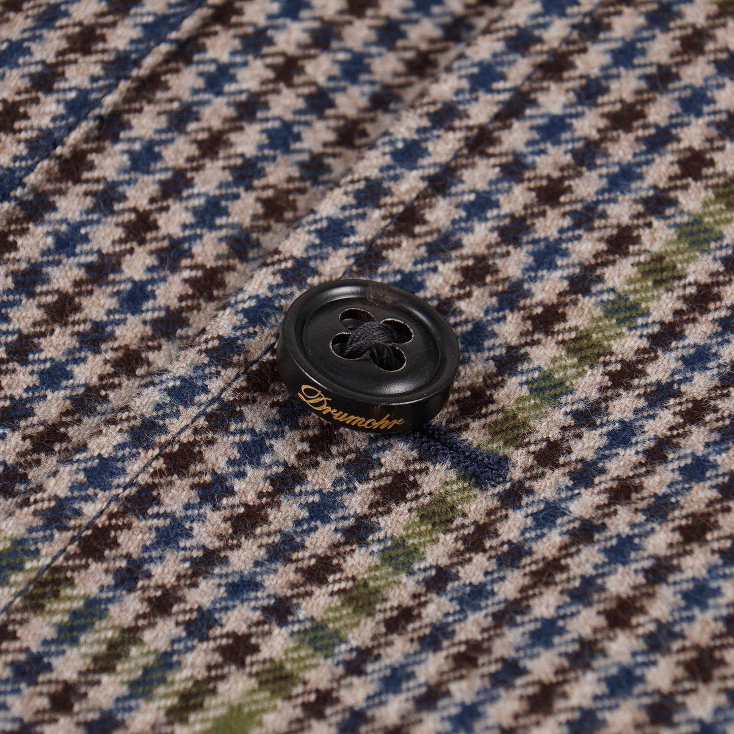 Drumohr Check Print Wool Shirt-Jacket - Top Shelf Apparel