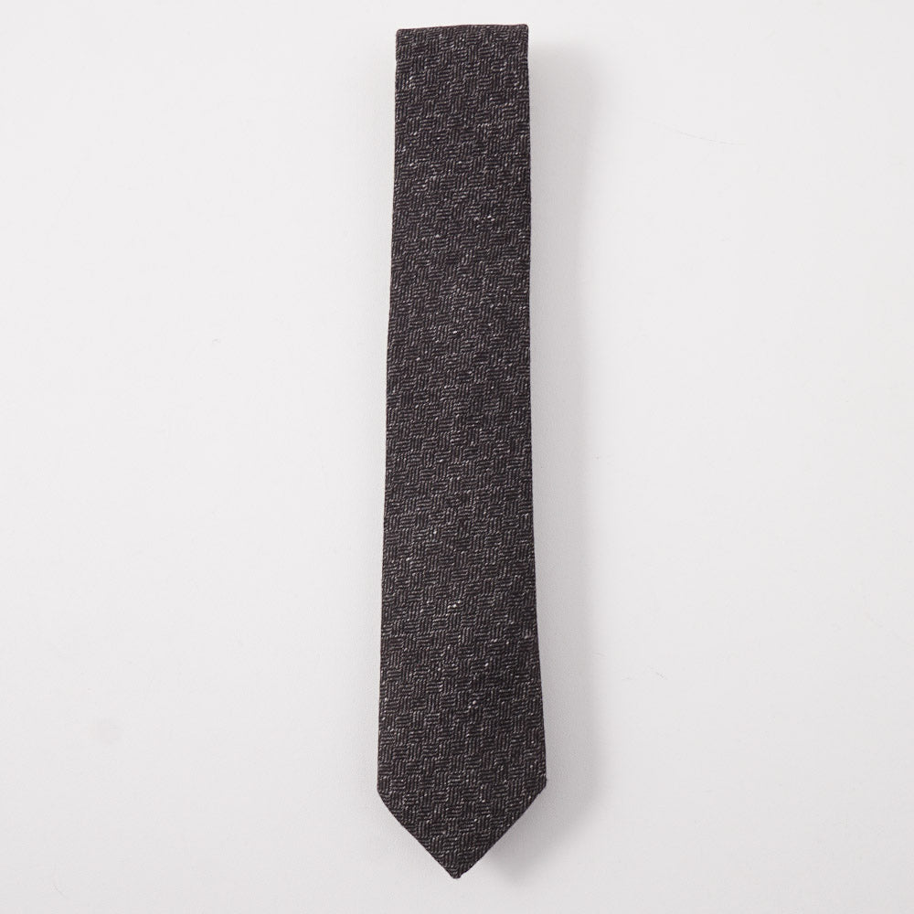 Battisti Napoli Basket Weave Wool Tie - Top Shelf Apparel