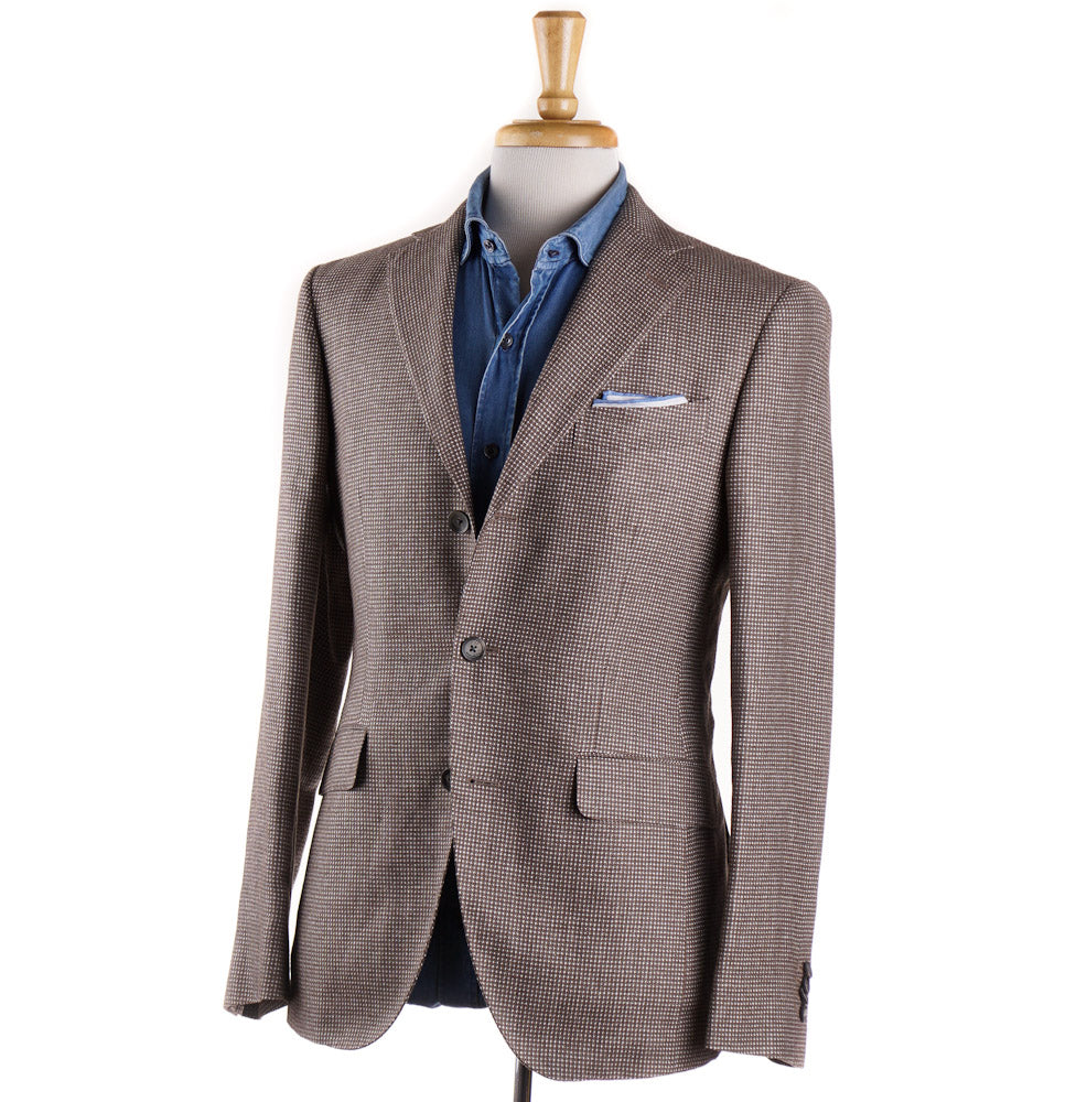 Boglioli Woven Birdseye Silk-Linen-Wool Sport Coat - Top Shelf Apparel