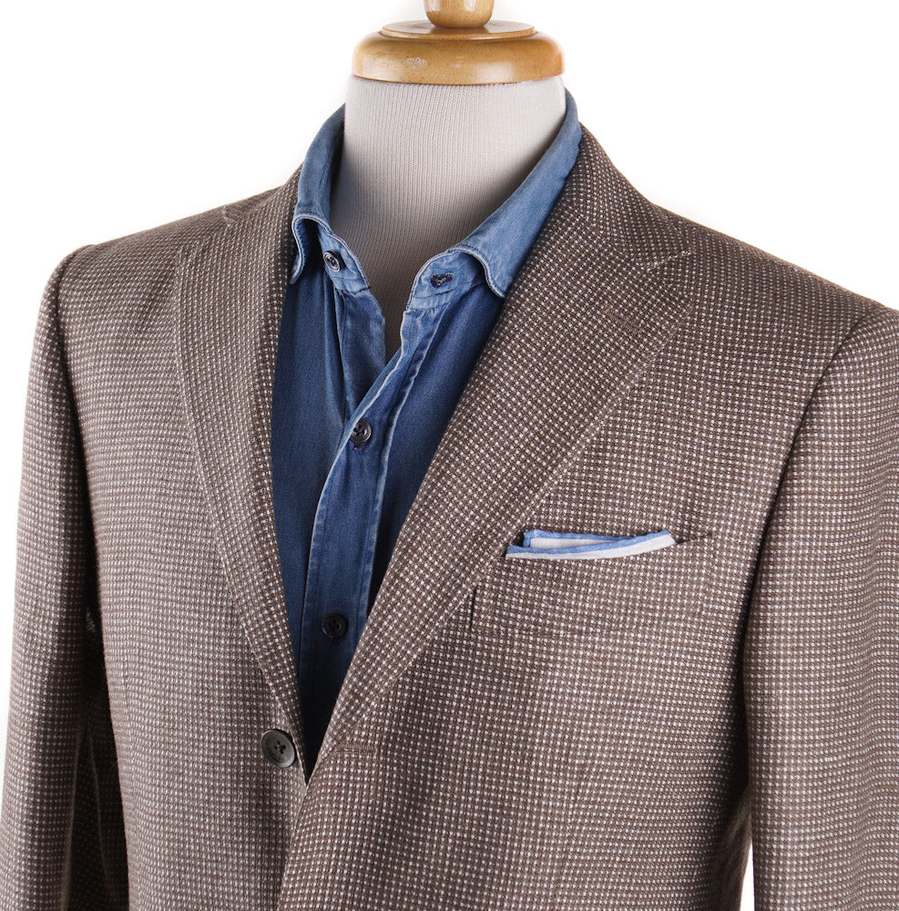 Boglioli Woven Birdseye Silk-Linen-Wool Sport Coat - Top Shelf Apparel