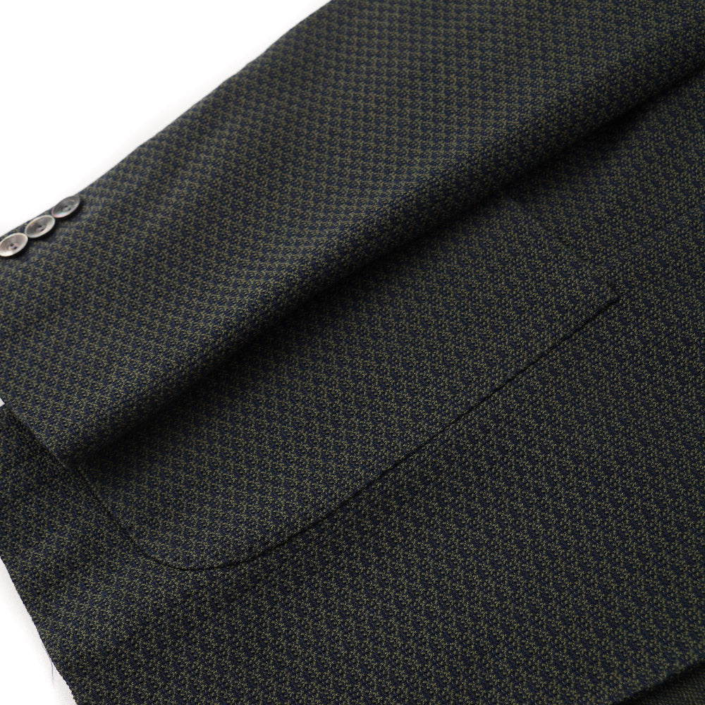 Boglioli Green and Navy Knit Cotton Sport Coat - Top Shelf Apparel