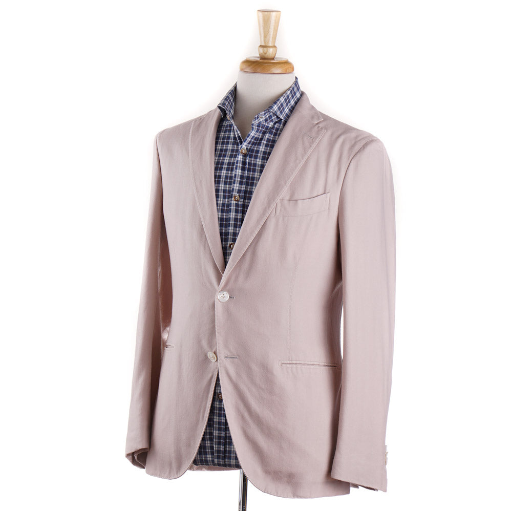 Boglioli Cashmere Sport Coat in Sand Pink Herringbone - Top Shelf Apparel