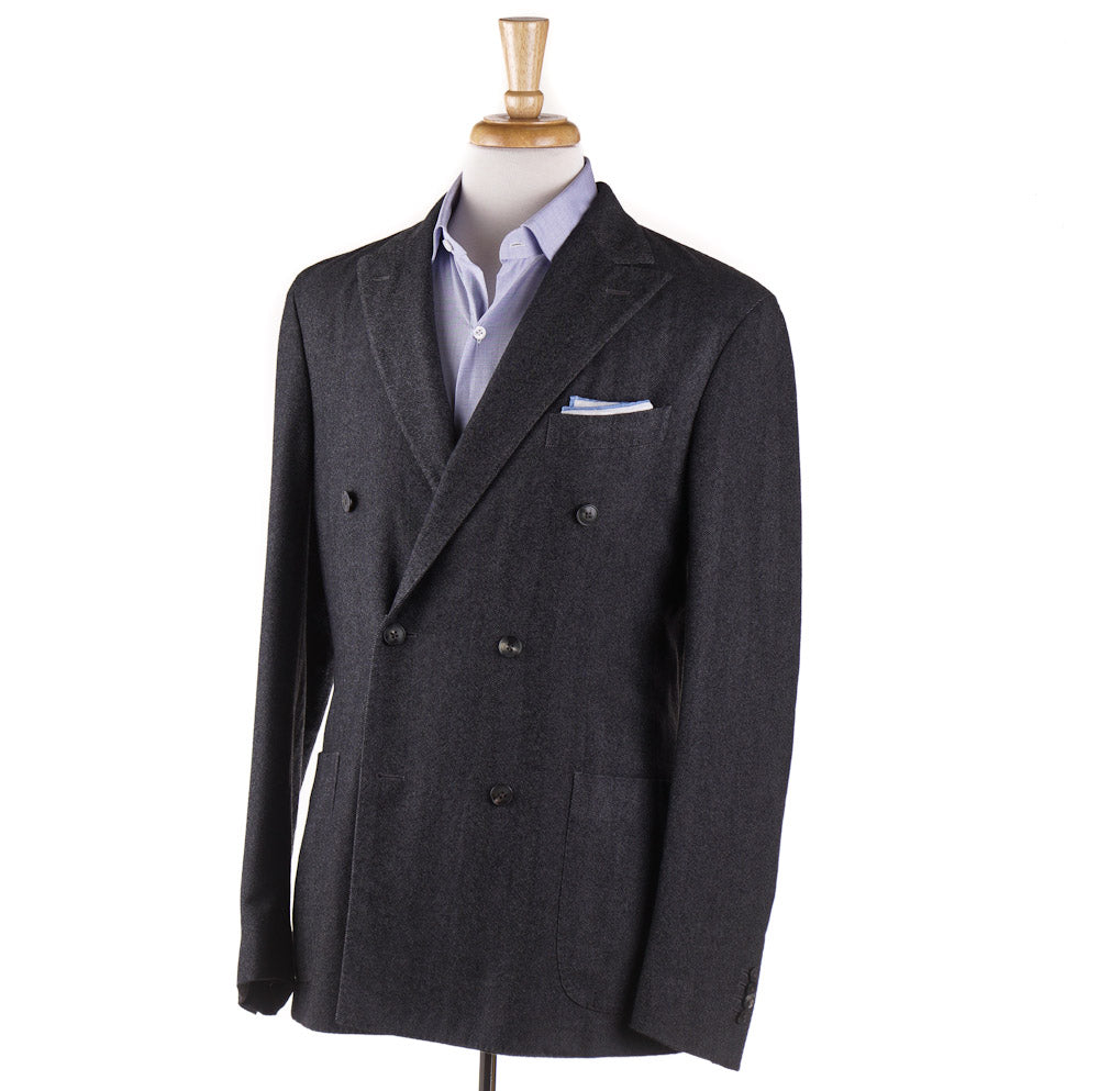 Boglioli Cashmere Sport Coat in Gray Herringbone - Top Shelf Apparel