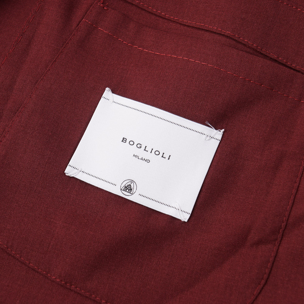 Boglioli Wool and Silk Sport Coat in Burgundy - Top Shelf Apparel