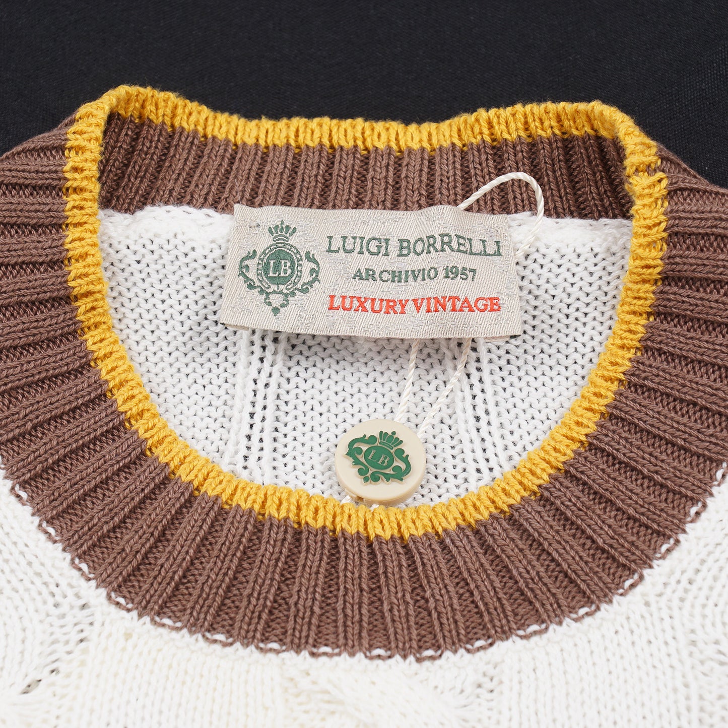 Luigi Borrelli Cable Knit Cotton Sweater - Top Shelf Apparel