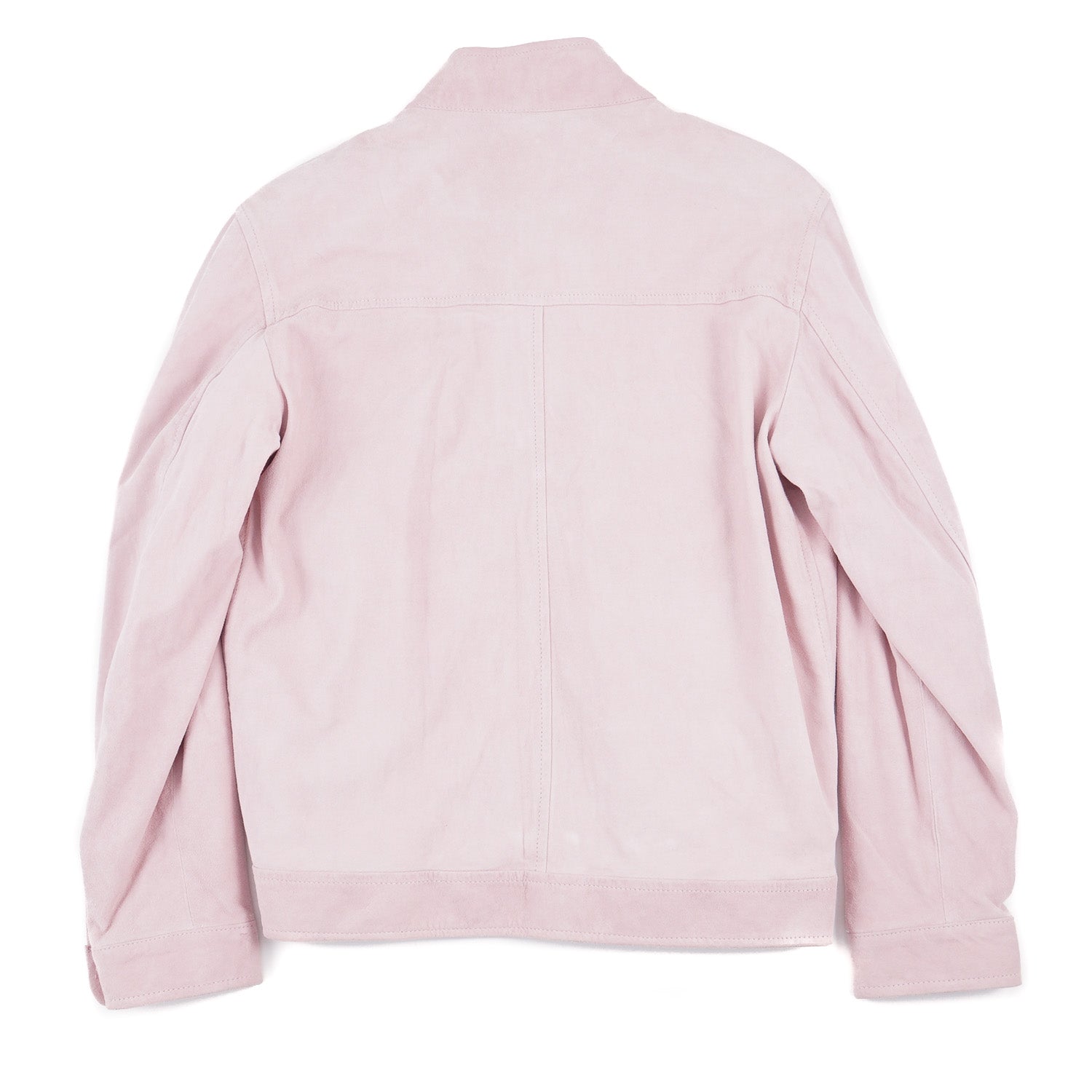 Borrelli Light Pink Suede Jacket Top Shelf Apparel