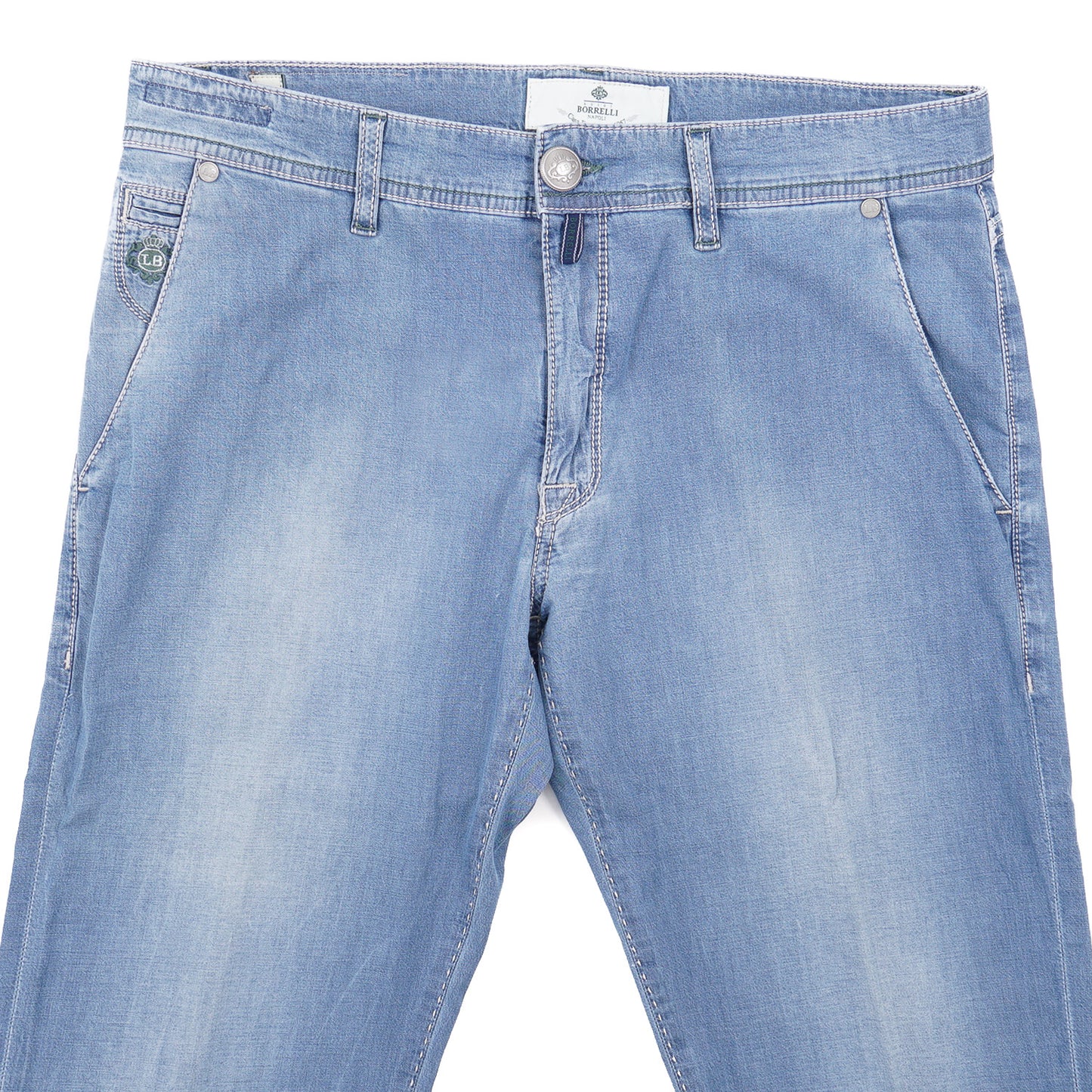 Luigi Borrelli Slim-Fit Lightweight Jeans - Top Shelf Apparel