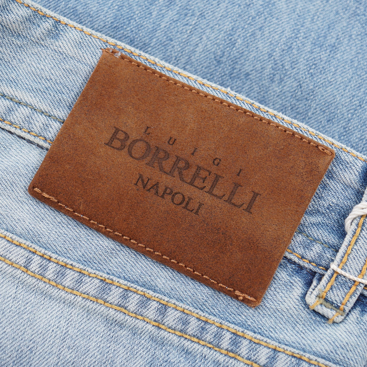 Luigi Borrelli Light Blue Denim Jeans - Top Shelf Apparel