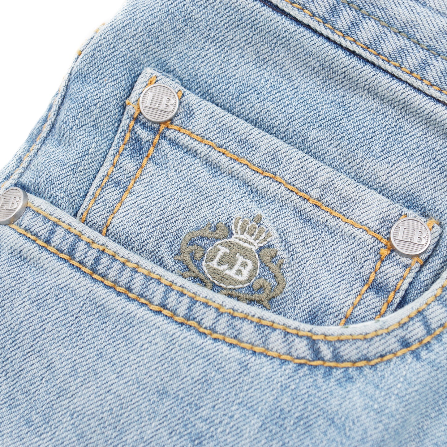 Luigi Borrelli Light Blue Denim Jeans - Top Shelf Apparel