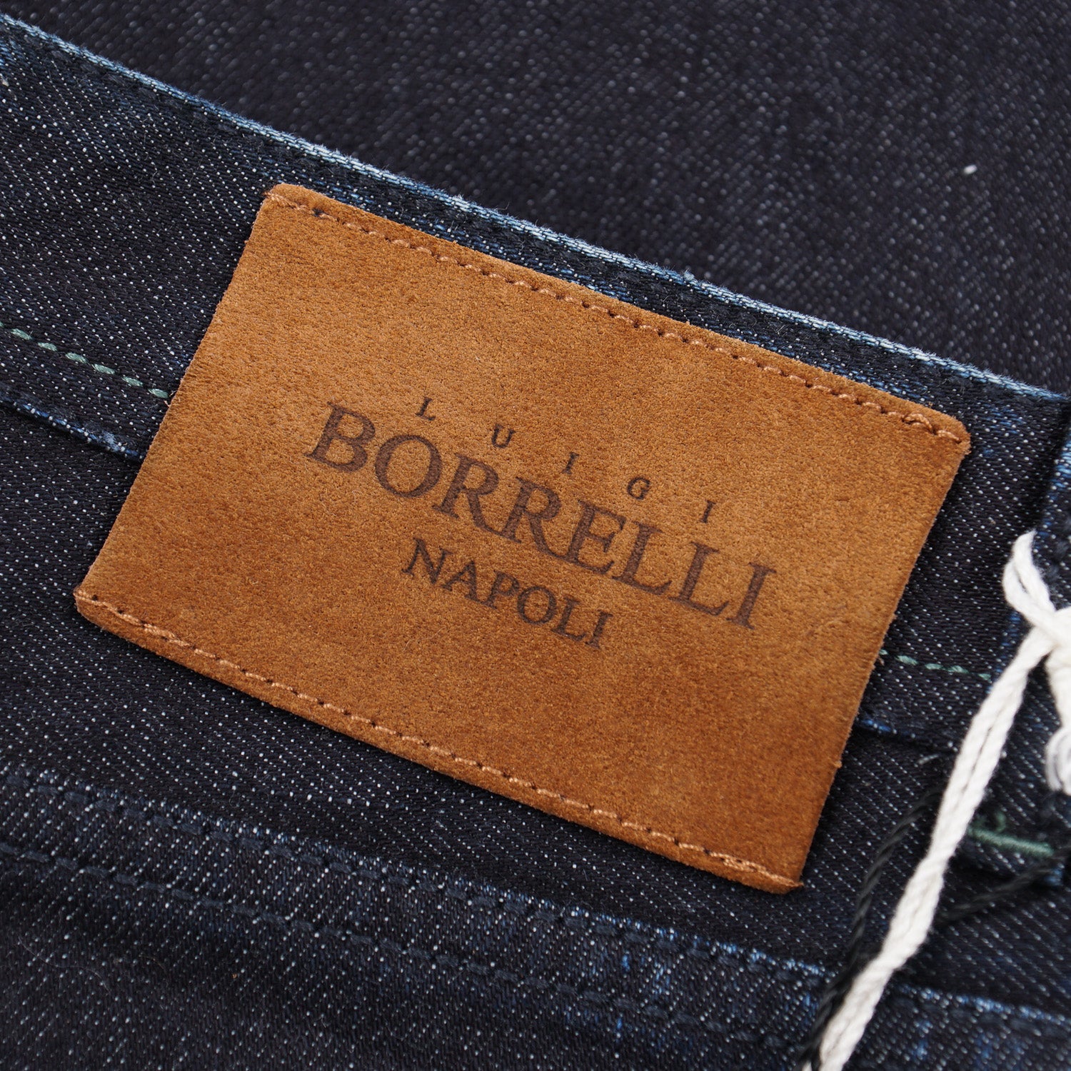 Luigi Borrelli Rinsed Dark Blue Jeans - Top Shelf Apparel