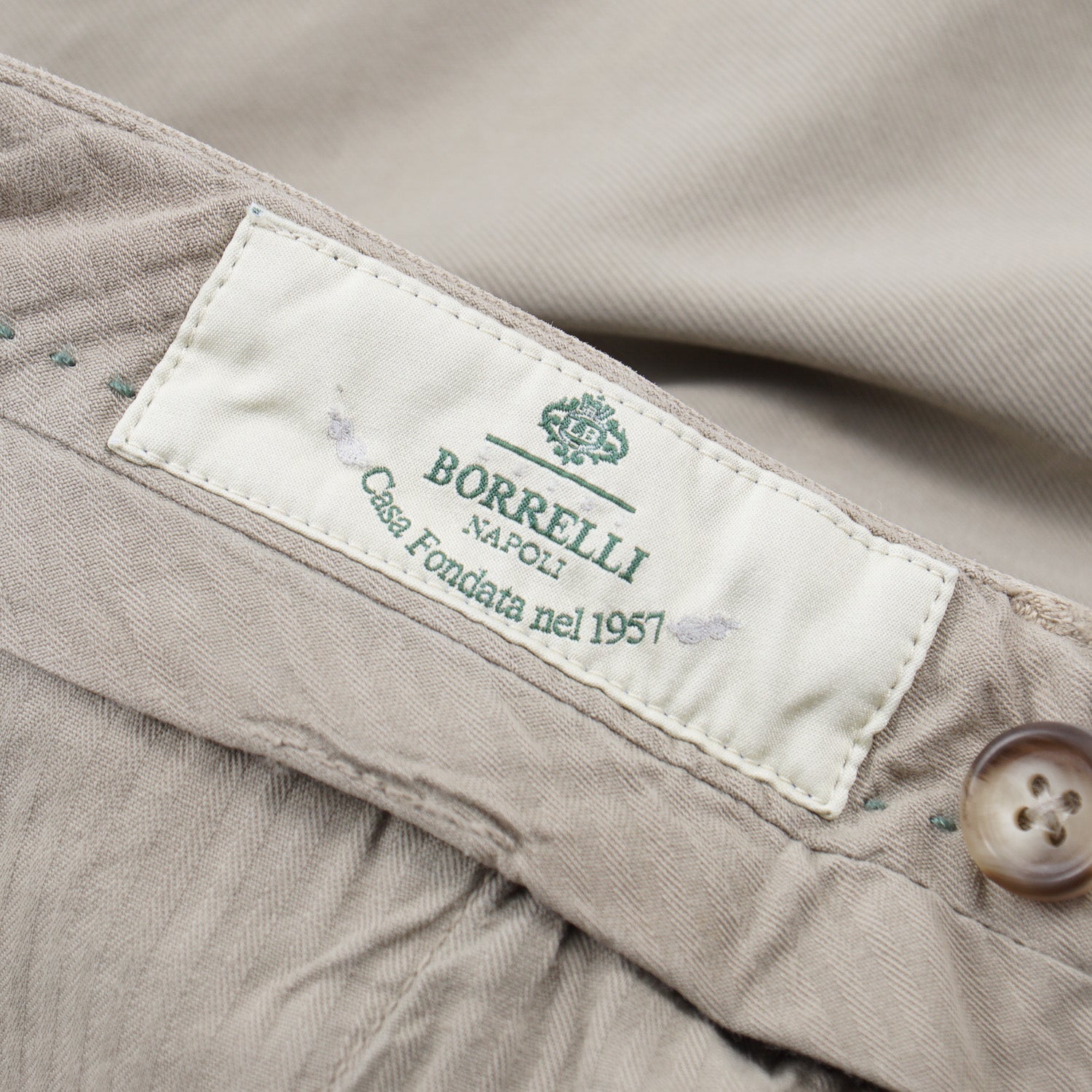 Luigi Borrelli Heavier Twill Cotton Pants - Top Shelf Apparel