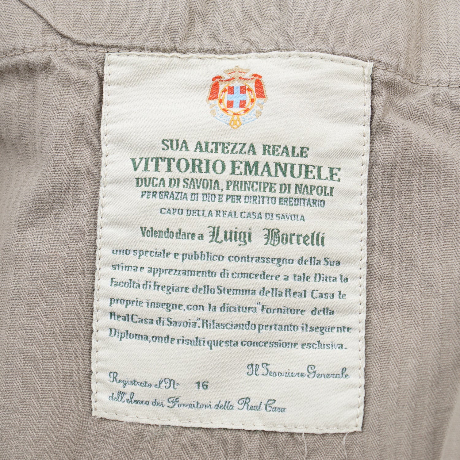 Luigi Borrelli Heavier Twill Cotton Pants - Top Shelf Apparel
