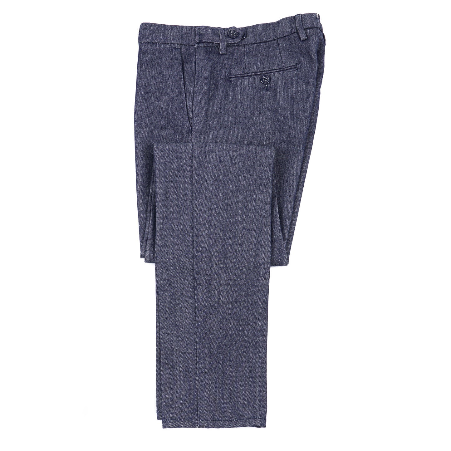 Luigi Borrelli Wool and Cotton Dress Pants - Top Shelf Apparel