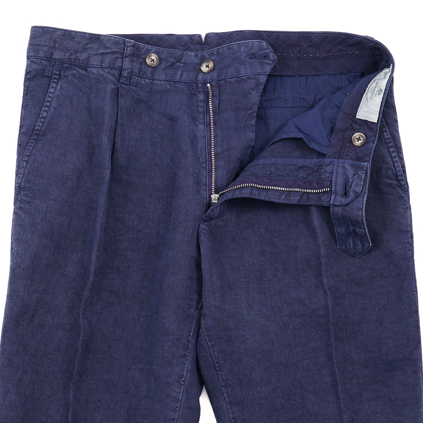 Luigi Borrelli Garment-Washed Linen Pants - Top Shelf Apparel