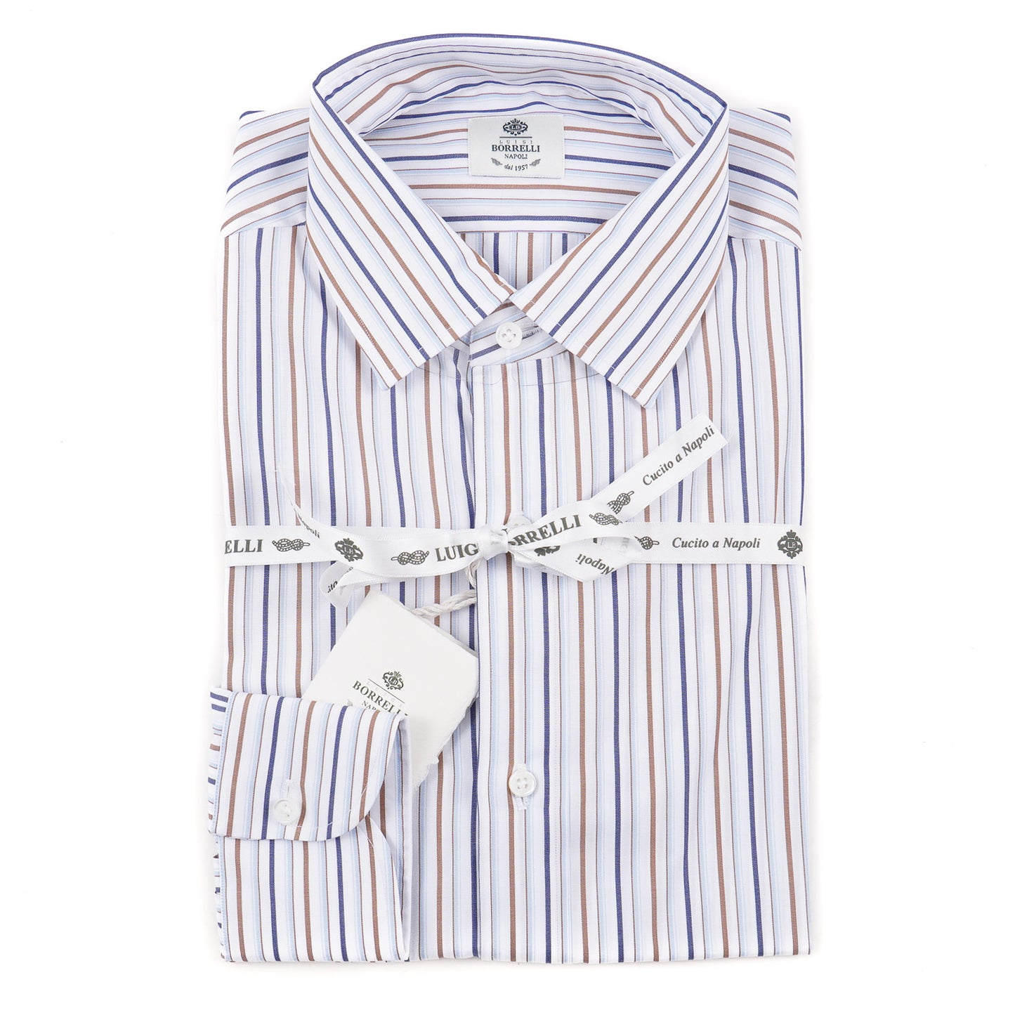 Luigi Borrelli Regular-Fit Cotton Dress Shirt - Top Shelf Apparel