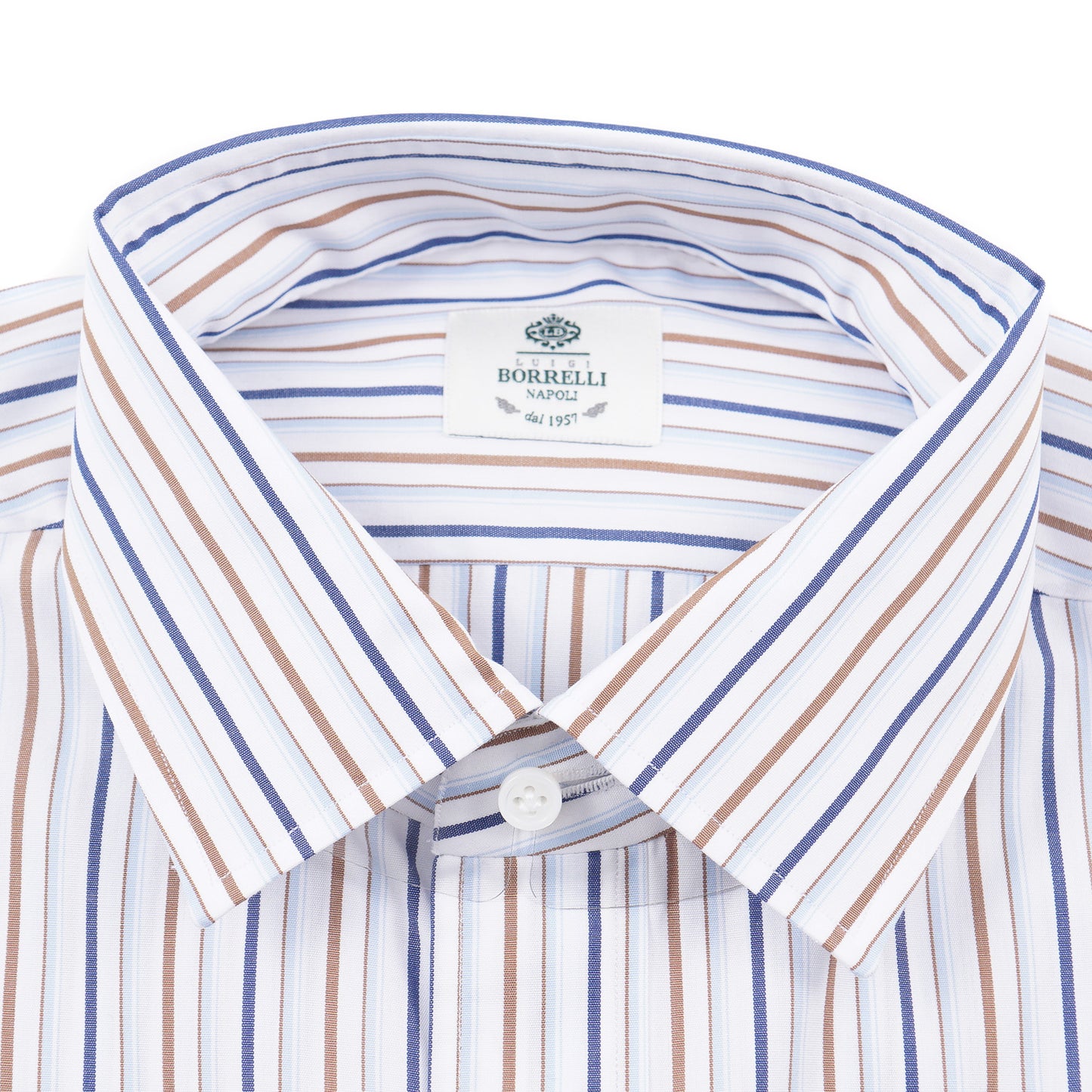 Luigi Borrelli Regular-Fit Cotton Dress Shirt - Top Shelf Apparel