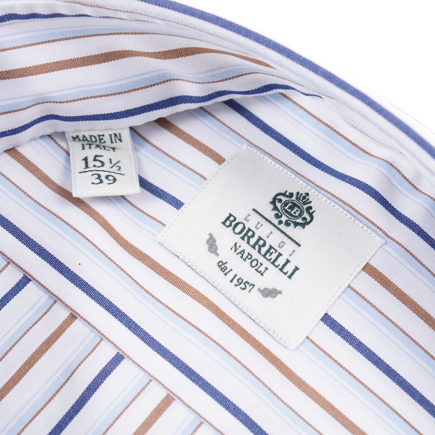 Luigi Borrelli Regular-Fit Cotton Dress Shirt - Top Shelf Apparel