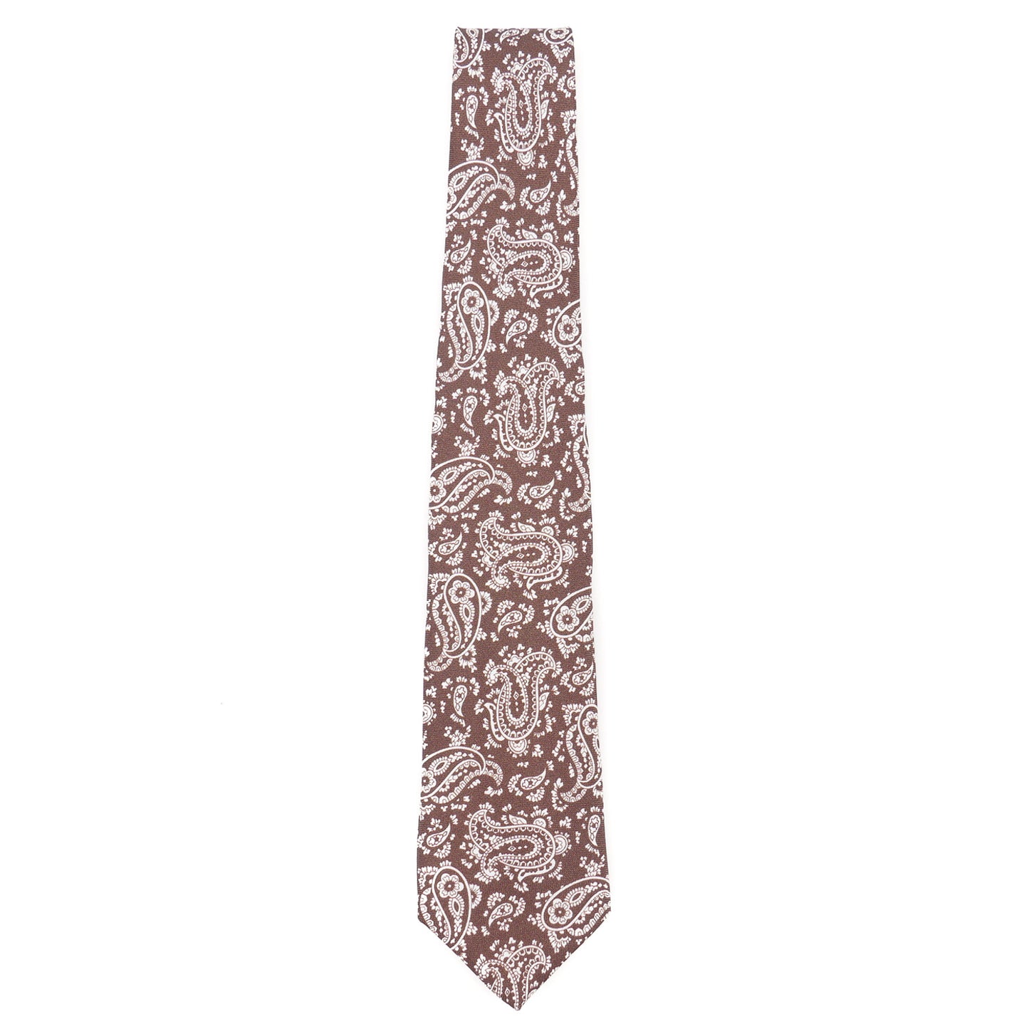 Luigi Borrelli Narrow Printed Silk Tie - Top Shelf Apparel