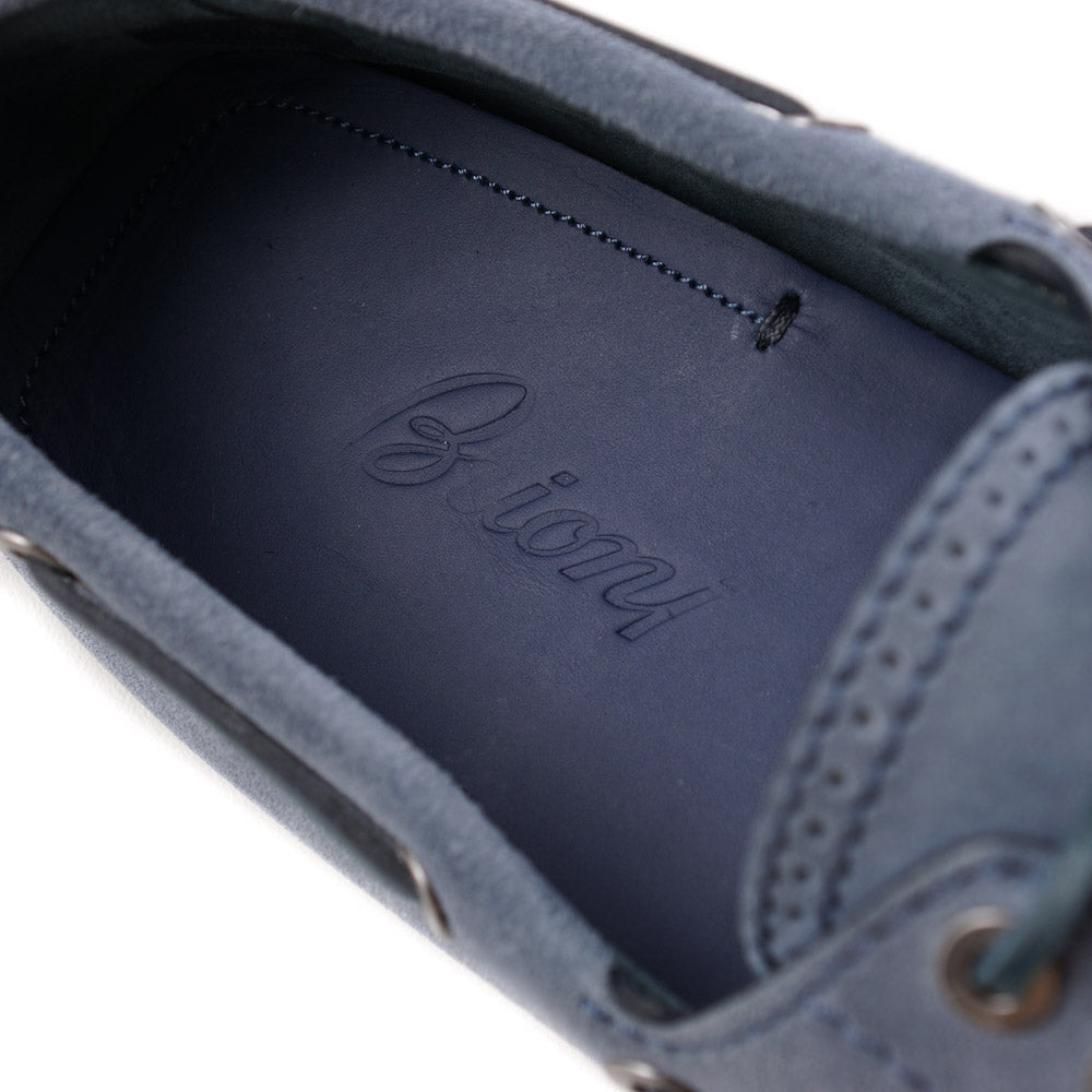 Brioni Blue Calf Suede Driving Loafers - Top Shelf Apparel