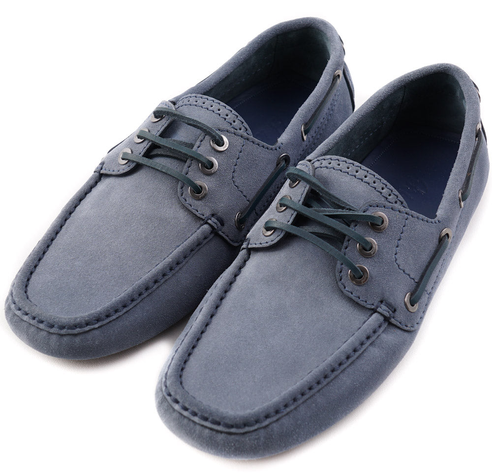 Blue hot sale suede drivers