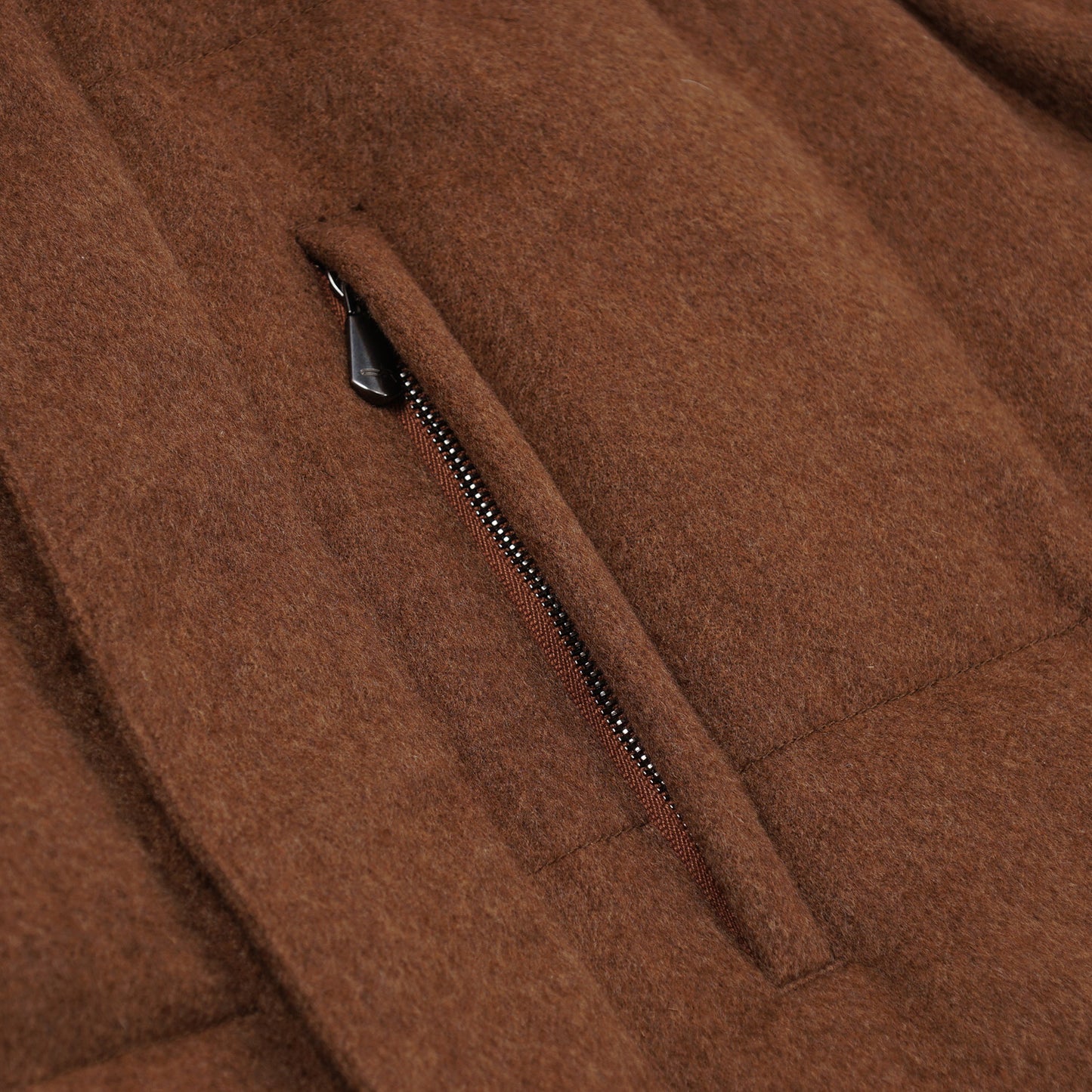 Cesare Attolini Down-Filled Cashmere Coat with Fur Collar - Top Shelf Apparel