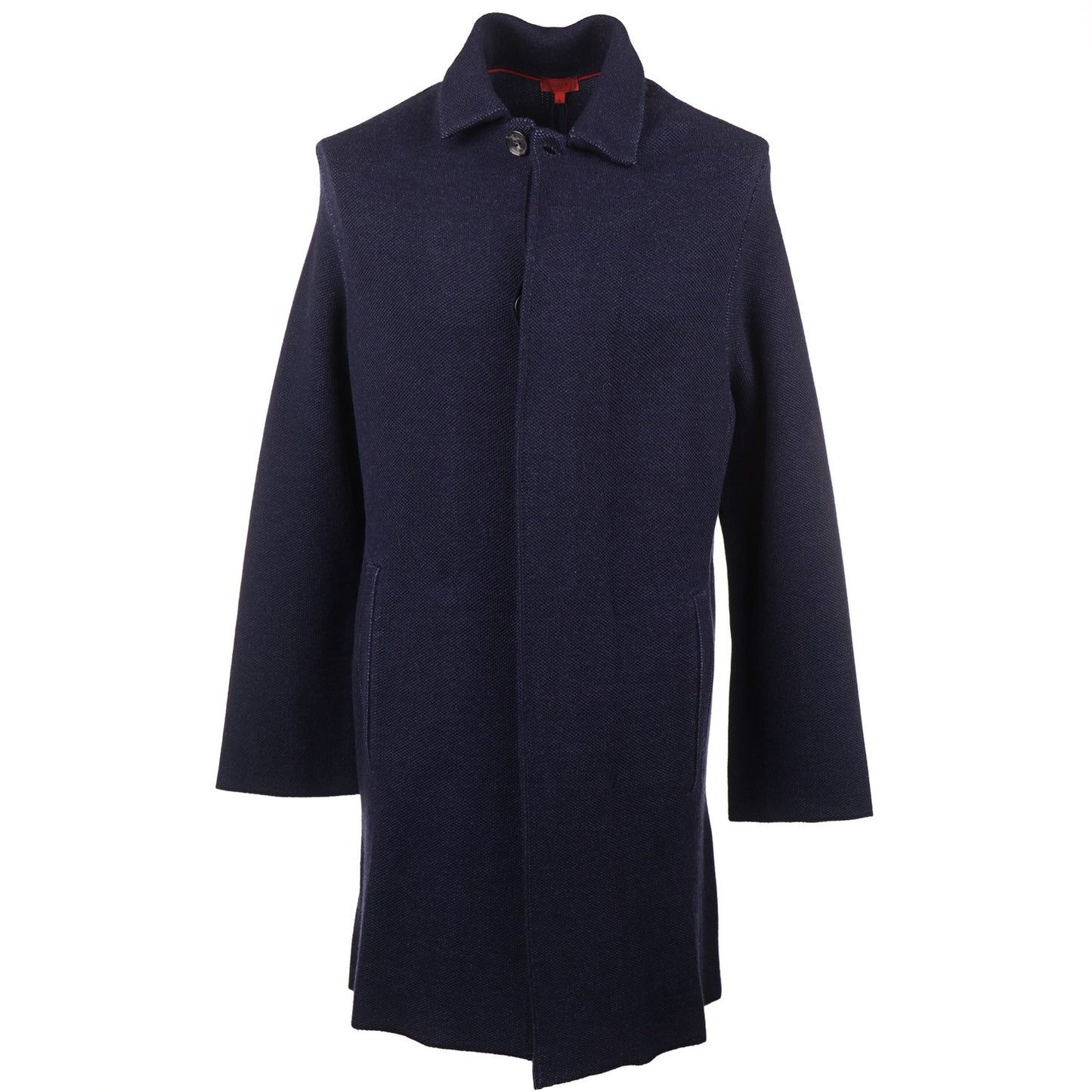 Isaia Unlined Knit Wool Overcoat - Top Shelf Apparel