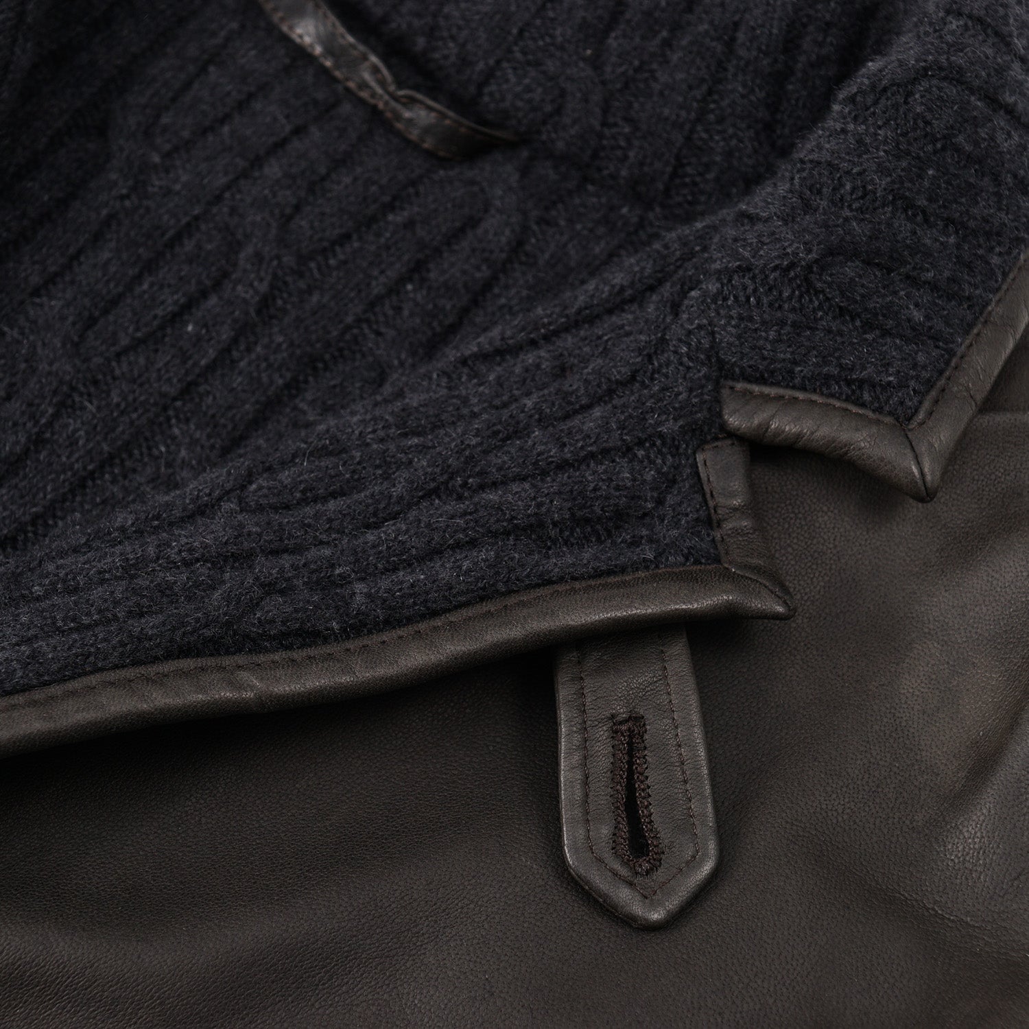 Cesare Attolini Leather Jacket with Cashmere Lining - Top Shelf Apparel
