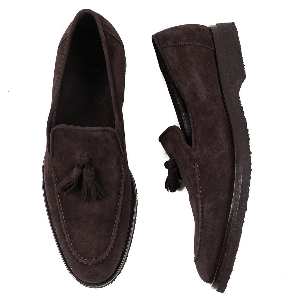 Cesare Attolini Cashmere Calf Tassel Loafer - Top Shelf Apparel