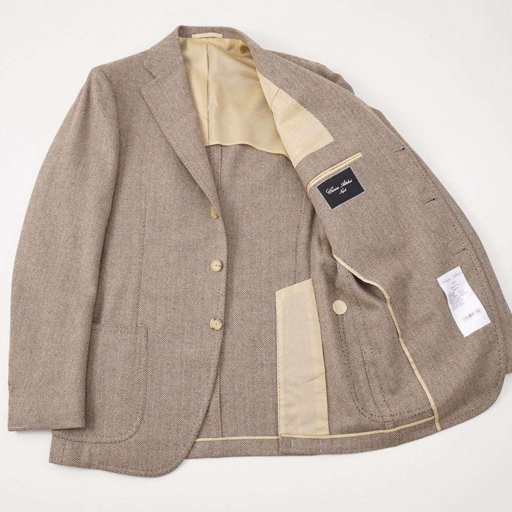 Cesare Attolini Soft Herringbone Wool Sport Coat - Top Shelf Apparel