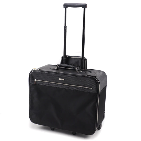 Canali Leather Carry-On Spinner Suitcase – Top Shelf Apparel