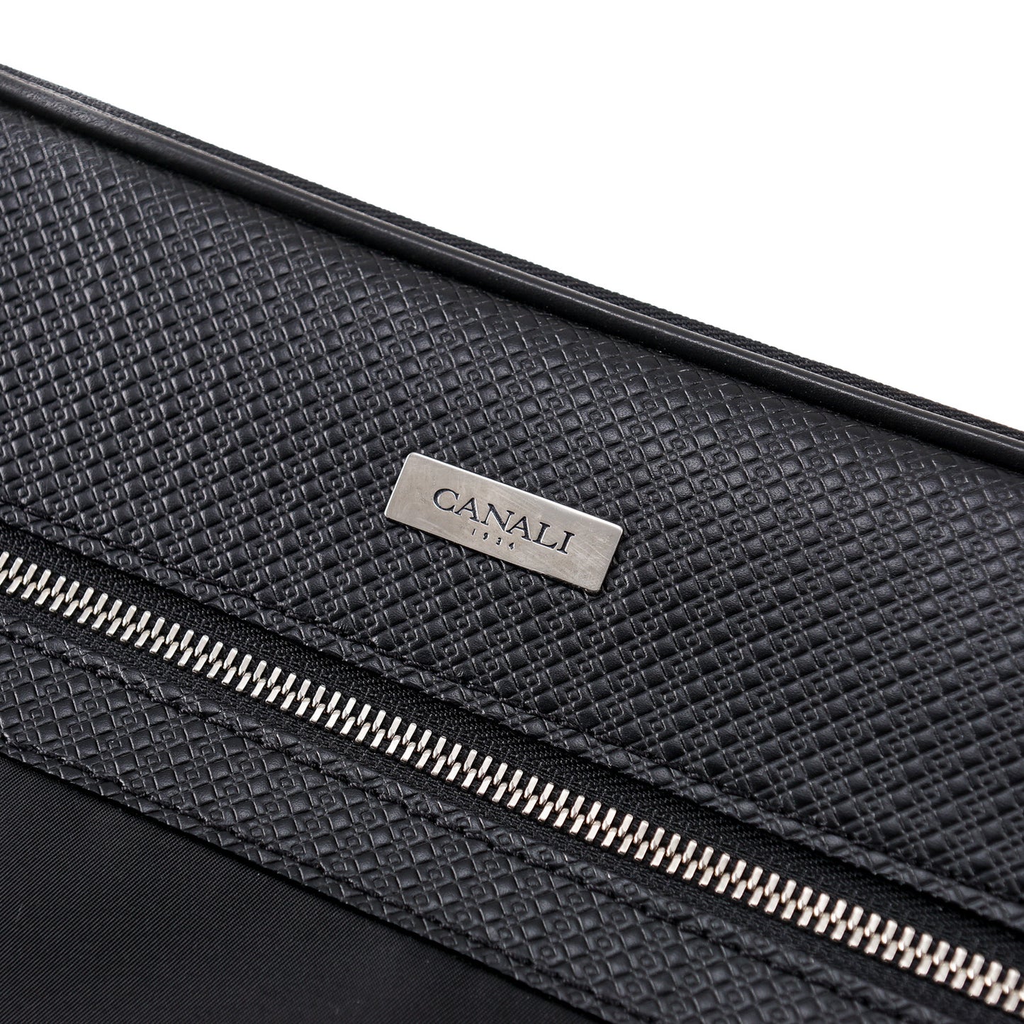 Canali Leather and Nylon Carry-On Roller Suitcase - Top Shelf Apparel