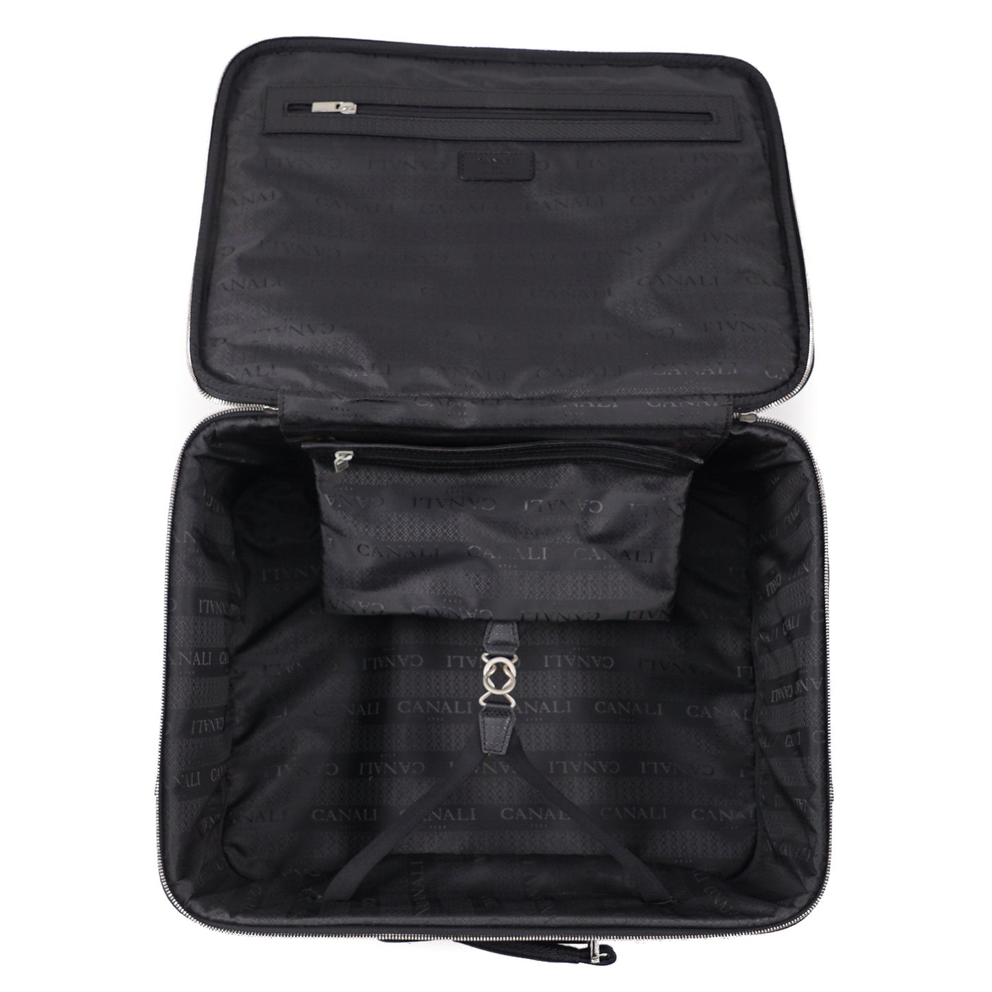 Canali Leather and Nylon Carry-On Roller Suitcase - Top Shelf Apparel