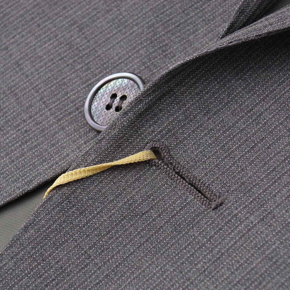 Canali Peak Lapel Tuxedo in Gray Wool - Top Shelf Apparel