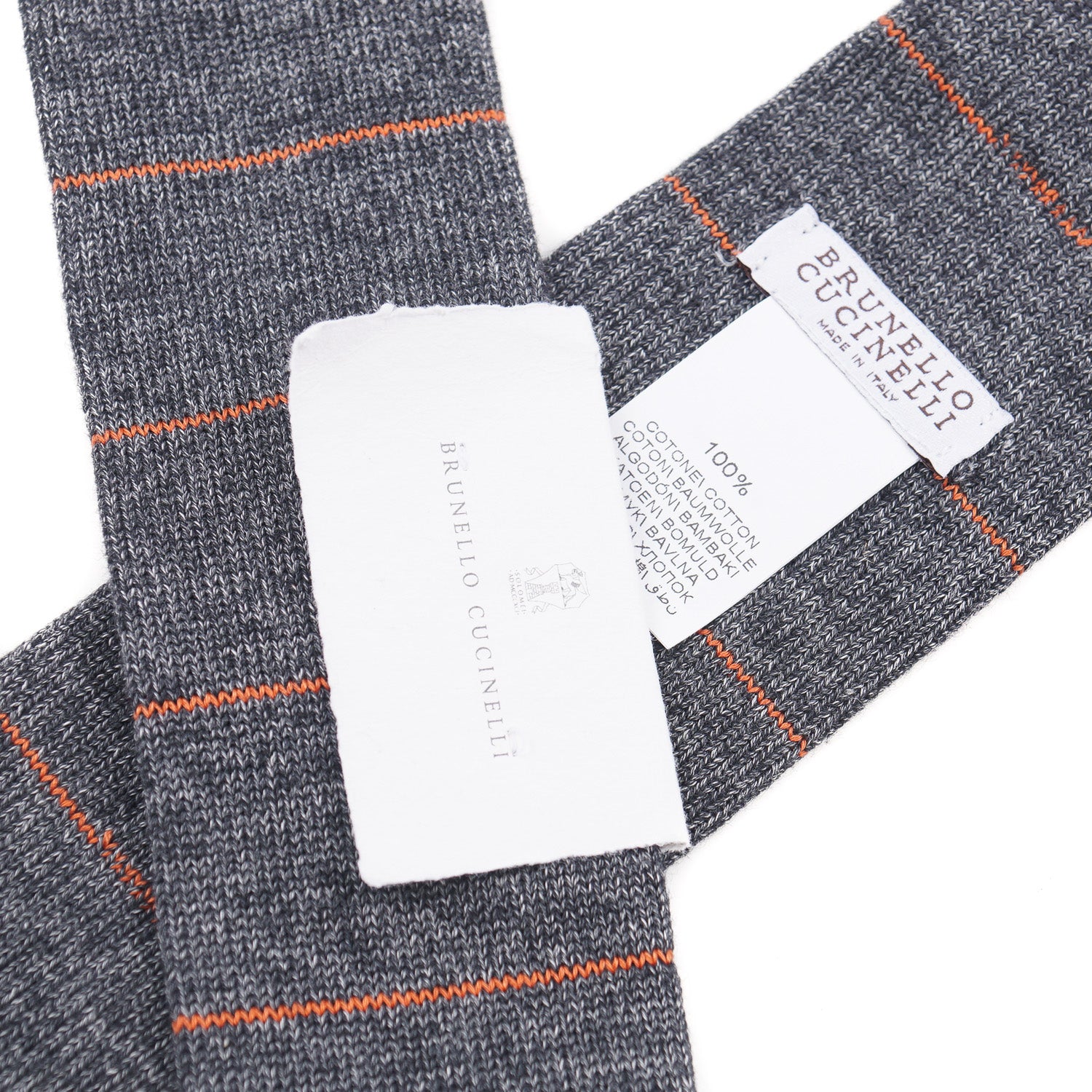 Brunello Cucinelli Knit Cotton Tie - Top Shelf Apparel