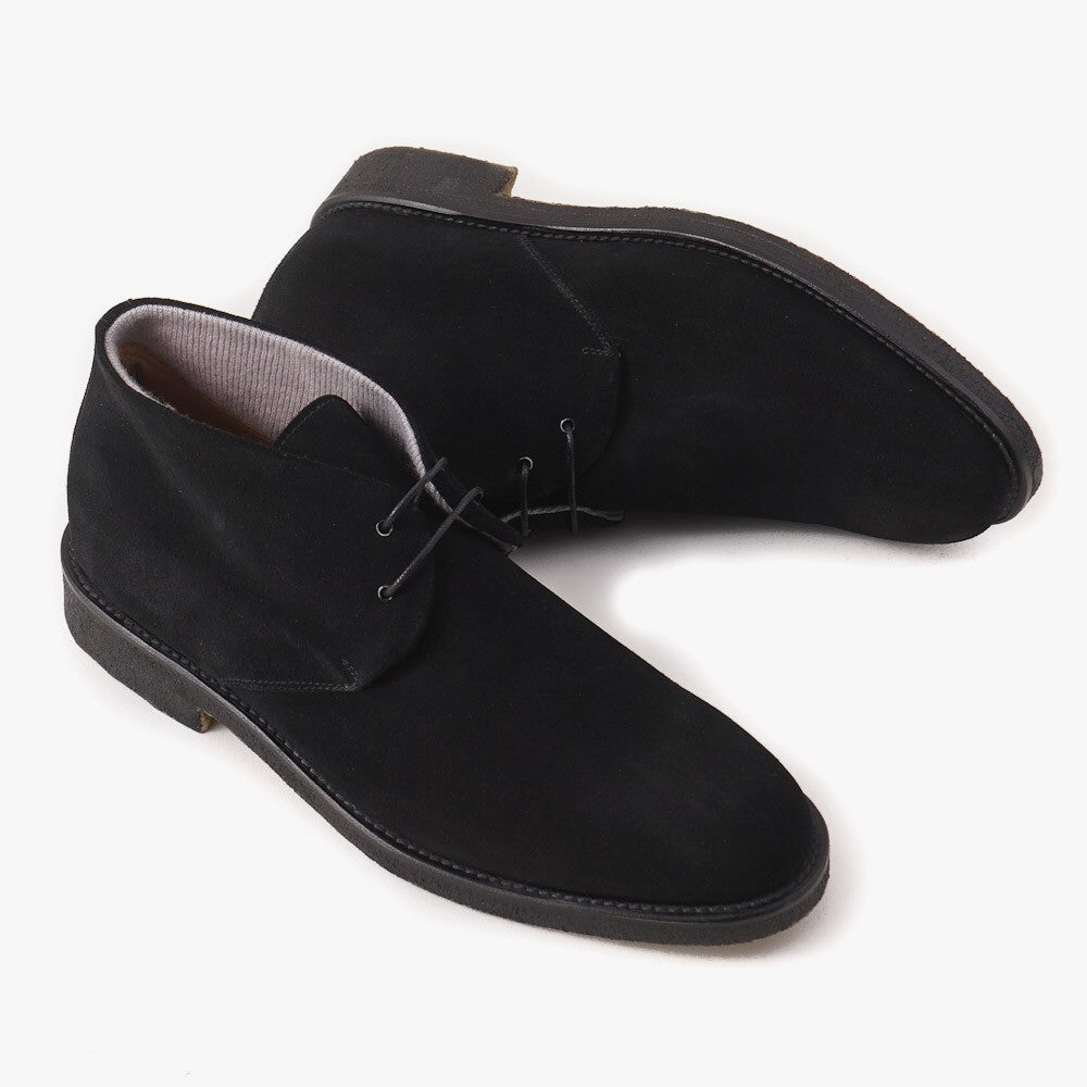 Di Mella Cashmere-Lined Suede Chukka Boot - Top Shelf Apparel