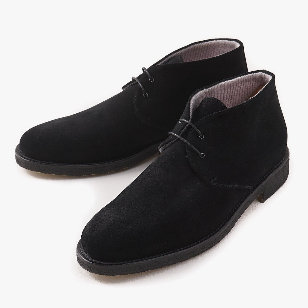 Di Mella Cashmere-Lined Suede Chukka Boot - Top Shelf Apparel