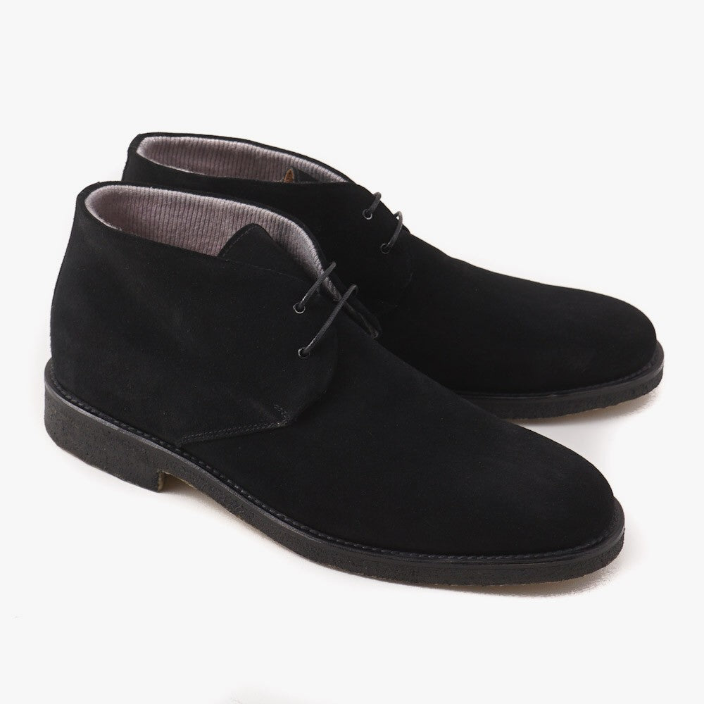 Di Mella Cashmere-Lined Suede Chukka Boot - Top Shelf Apparel