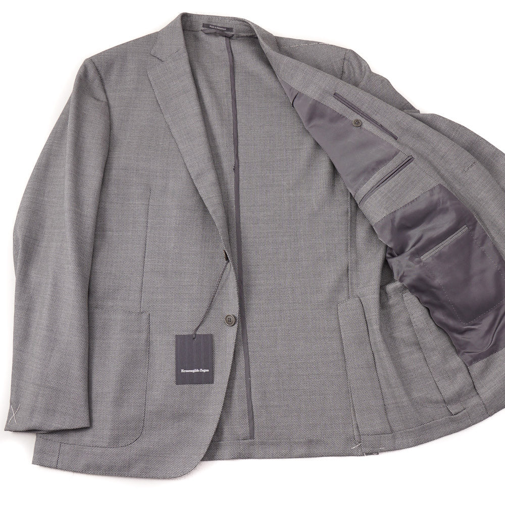 Ermenegildo Zegna 10 Pockets Travel Jacket in Light Gray Wool - Top Shelf Apparel