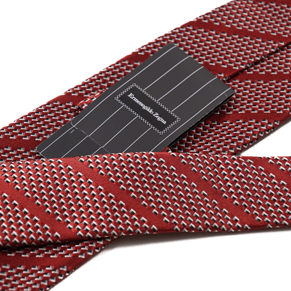 Ermenegildo zegna midnight discount and bluebonnet stripe tie